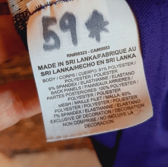 Nike Pro XXL Dri Fit Compression Short Sleeve Athletic Tee Shirt Purple … - Picture 7 of 8